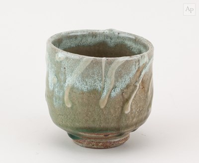 Lot 635 - TAKESHI YASUDA (born 1943); a stoneware yunomi...