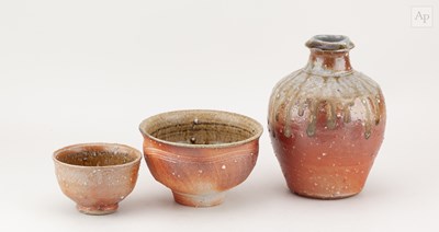 Lot 501 - PHIL ROGERS (1951-2020); a salt glazed bottle...
