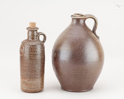 Lot 642 - TIM HURN (born 1964); a wood fired salt glazed...