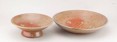 Lot 497 - PHIL ROGERS (1951-2020); a large salt glazed...