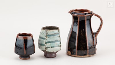 Lot 273 - JAMES HAKE (born 1979); a faceted stoneware...