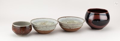 Lot 34 - ANDREW CROUCH (born 1955); a stoneware bowl...