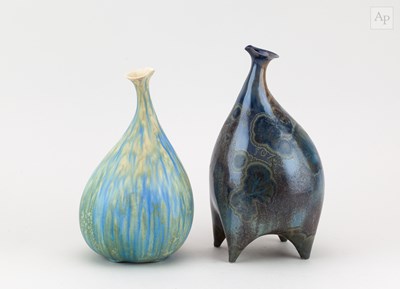 Lot 26 - ALAIN FICHOT (born 1952); a footed porcelain...