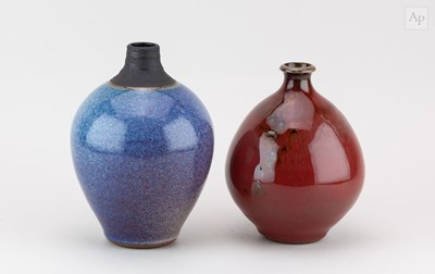 Lot 489 - PETER SPARREY (born 1967); a stoneware bottle...