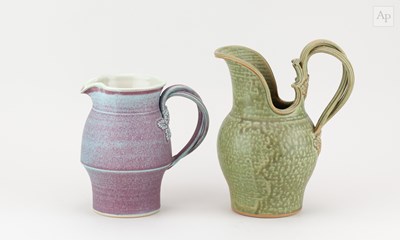 Lot 393 - MARTIN HOMER (1945-2023); a stoneware jug...