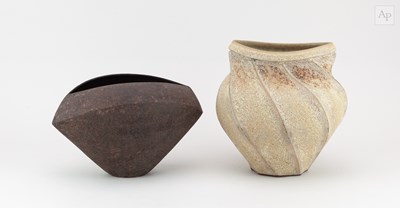 Lot 114 - CHRIS CARTER (born 1945); a faceted stoneware...