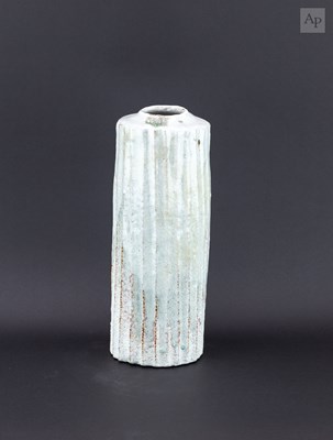 Lot 22 - AKIKO HIRAI (born 1970); a tall fluted...