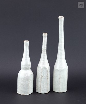 Lot 24 - AKIKO HIRAI (born 1970); a trio of stoneware...