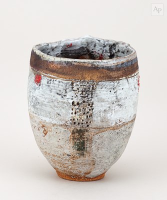 Lot 563 - ROBIN WELCH (1936-2019); a stoneware vessel...