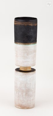 Lot 564 - ROBIN WELCH (1936-2019); a tall cylindrical...