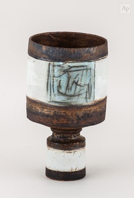Lot 557 - ROBIN WELCH (1936-2019); a cylindrical...