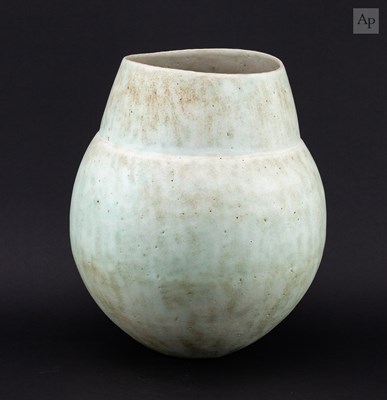 Lot 339 - JOHN WARD (1938-2023); an ovoid stoneware...