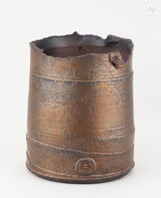 Lot 152 - COLIN PEARSON (1923-2007); a large cylindrical...