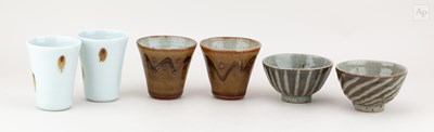 Lot 211 - EDWARD HUGHES (1953-2006); a pair of porcelain...
