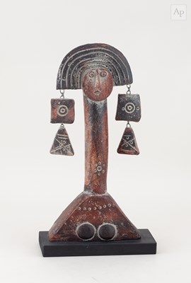 Lot 333 - JOHN MALTBY (1936-2020); 'Totem', a stoneware...
