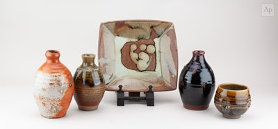 Lot 270 - JACK KENNY for Seasalter Pottery; a trio of...