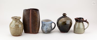 Lot 686 - A group of stoneware ceramics by different...