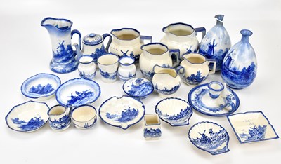 Lot 1416 - DOULTON BURSLEM; a pair of Norfolk pattern...