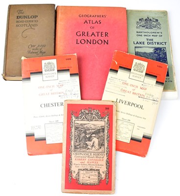 Lot 580 - ORDNANCE SURVEY; a collection of early 20th...