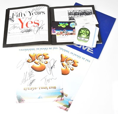 Lot 319 - YES; celebrating 50 years souvenir tour...