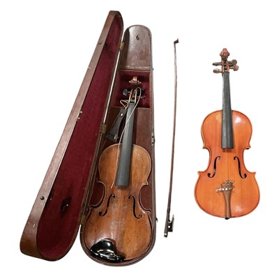 Lot 545 - An early 20th century German full-size violin...