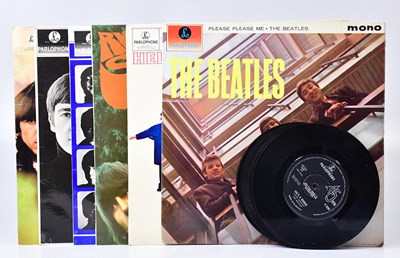 Lot 445 - THE BEATLES; six albums comprising Please...