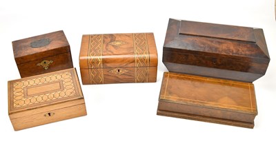 Lot 358 - A 19th century mahogany sarcophagus work box,...