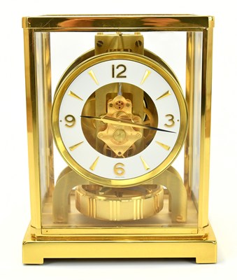 Lot 190 - JAEGER-LECOULTRE; a cased Atmos clock, with...