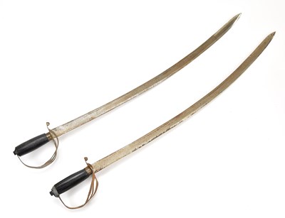 Lot 1105 - A pair of reproduction decorative sabres, 87cm.