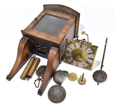 Lot 1500 - JOHN SMART, LONDON; an 18th century wall clock