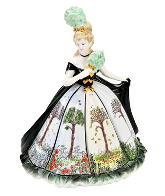 Lot 1277 - COALPORT; a limited edition figure, 'Four...