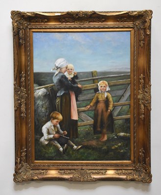 Lot 1624 - ATTRIBUTED TO HUGO SALMON; oil on canvas,...
