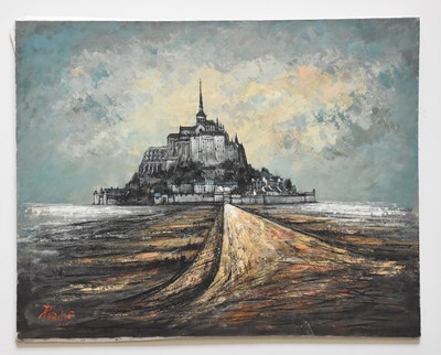 Lot 1588 - JULIEN PORISSE; oil on canvas, 'Mount St....