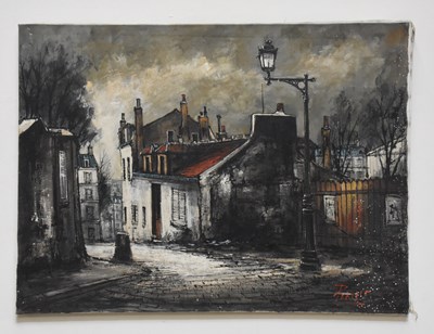 Lot 1589 - JULIEN PORISSE; oil on canvas, 'Maison de Mimi...