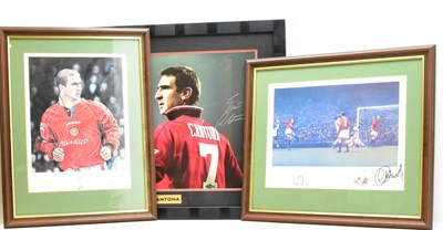 Lot 777 - ERIC CANTONA; a signed photo image of the...