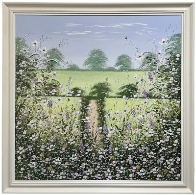 Lot 284 - MARY SHAW; oil and acrylic on board, 'Spring...