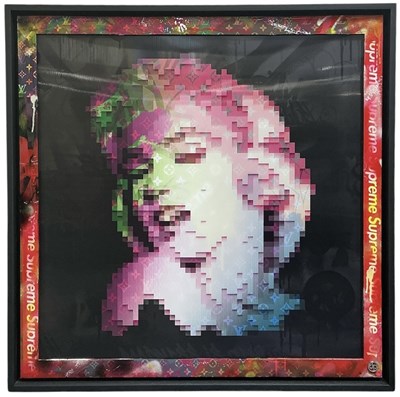 Lot 279 - DAN PEARCE; a lenticular, 'Marilyn Supreme II',...