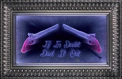 Lot 286 - MAXIM; a limited edition infinity mirror, 'If...