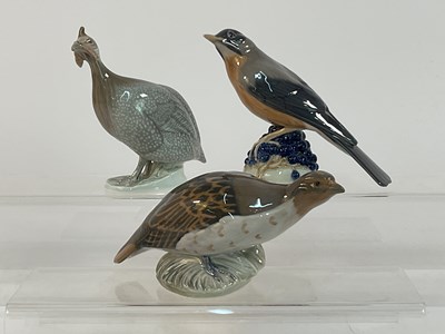 Lot 205 - ROYAL COPENHAGEN; a porcelain model of a...