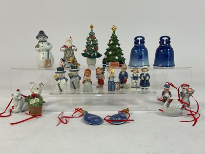 Lot 206 - ROYAL COPENHAGEN; a collection of porcelain...
