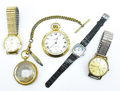 Lot 872 - Various pocket watches and wristwatches,...