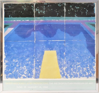 Lot 566 - DAVID HOCKNEY (1937-2026); exhibition print,...