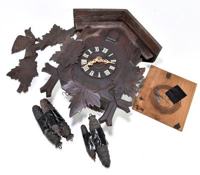 Lot 1505 - A Black Forest cuckoo clock