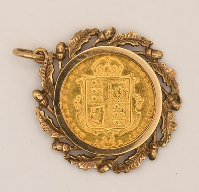 Lot 1462 - A Victoria half sovereign, 1892, shield back,...