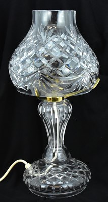 Lot 66 - WATERFORD; a two-piece cut glass crystal...