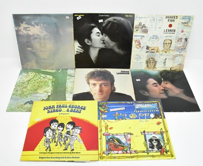 Lot 434 - THE BEATLES; eight albums comprising John...