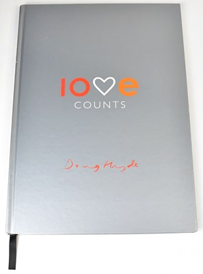 Lot 613 - DOUG HYDE; a hardback book 'Love Counts: 10...