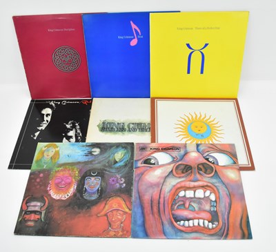 Lot 411 - ROCK; eight albums by King Crimson  comprising...