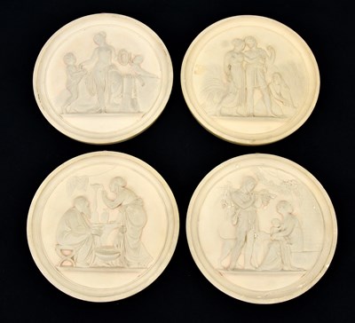 Lot 1314 - PETER IPSEN (1815-1860); a set of four 19th...