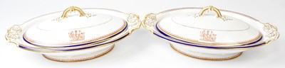 Lot 135 - LIVERPOOL INTEREST; a pair of Copeland tureens...